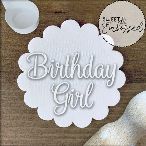 Birthday Girl - Cookie Stamp Embosser