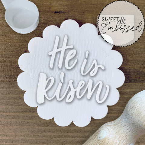 He is Risen - Cookie Stamp Embosser