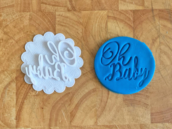 Oh Baby - Cookie Stamp Embosser