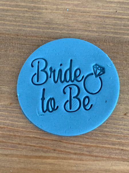 Bride to Be - Cookie Stamp Embosser