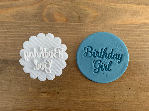 Birthday Girl - Cookie Stamp Embosser