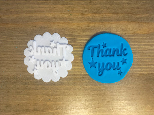 Thank You - Cookie Stamp Embosser