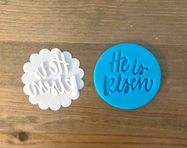 He is Risen - Cookie Stamp Embosser