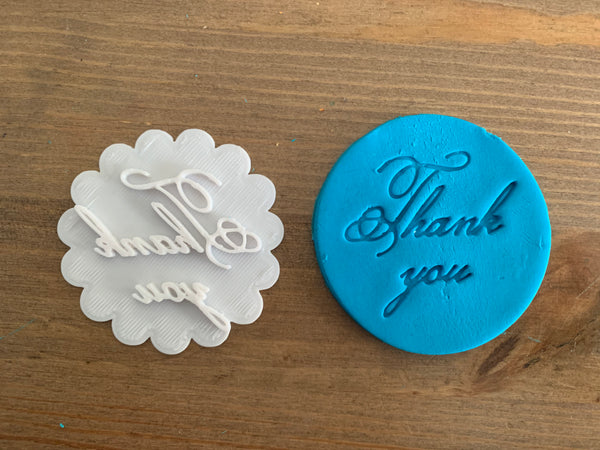 Thank You #2 - Cookie Stamp Embosser