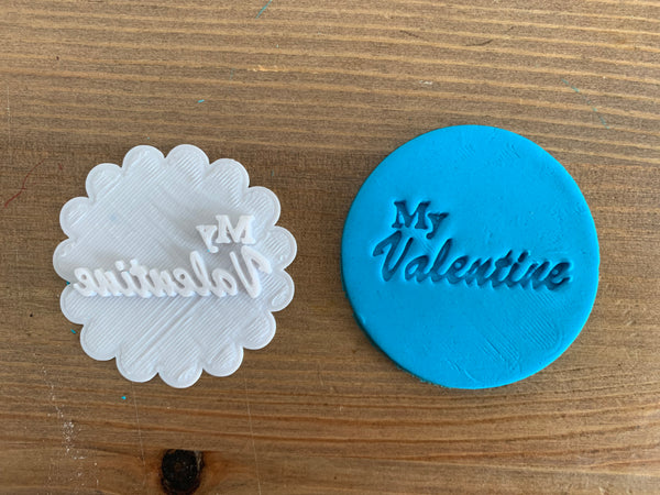 My Valentine - Cookie Stamp Embosser