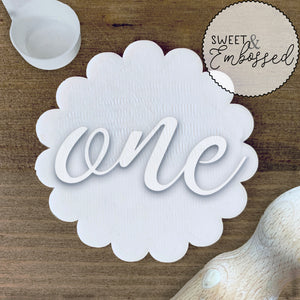 One Cursive - Cookie Stamp Embosser