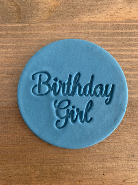 Birthday Girl - Cookie Stamp Embosser