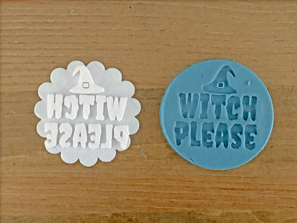 Witch Please - Cookie Stamp Embosser