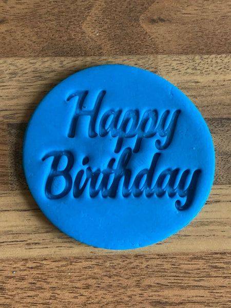 Happy Birthday - Cookie Stamp Embosser